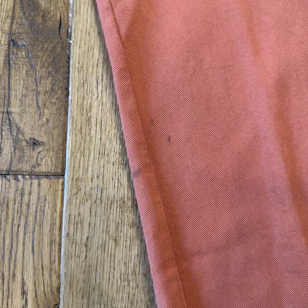 Karen Kane Lifestyle Women’s Rust Orange Denim Lyocell High Rise Pants Size 16 - Picture 8 of 8